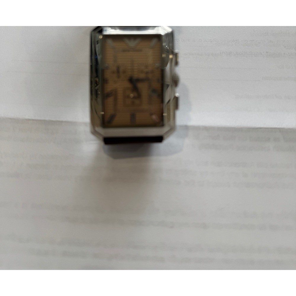 Emporio Armani Men’s Rectangular Watch